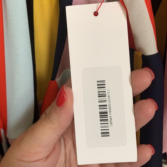 “What They Say” Gold Multi Stripe Dress - Picture 7 of 11